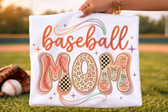 Download Brushstroke Baseball Mom Mama Shirt PNG - Premium Resources