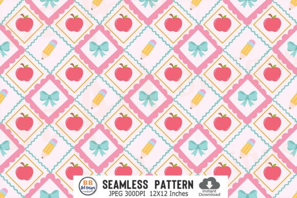 Download Back to School Paper Pattern Background - Premium Bundle