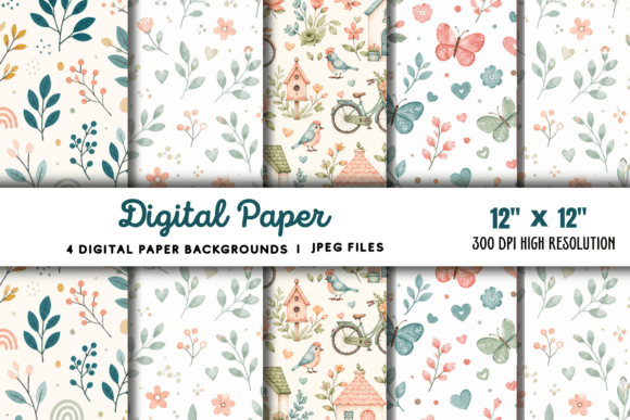 Download Digital Paper Pattern Background 25 - Premium Bundle