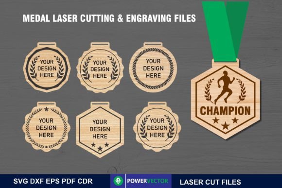Download Medal Laser Cut Patterns, Blank Medals - Laser cut patterns Collection