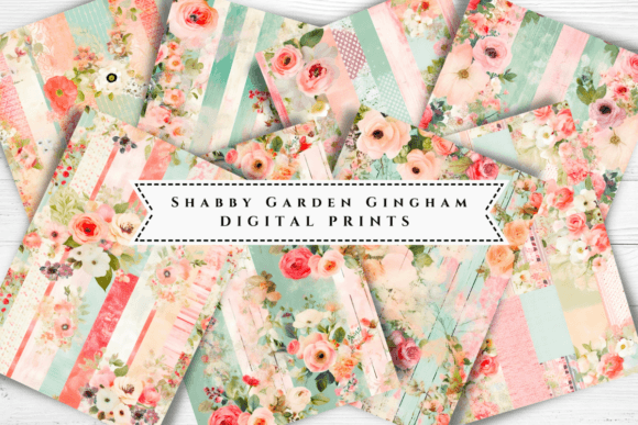 Download Shabby Chic Gingham Pattern Backgrounds. - Pattern background Collection