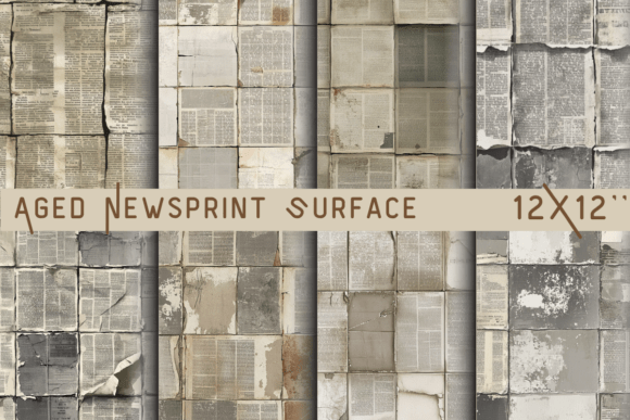 Download Aged Newsprint Surface Papers - Surface Collection