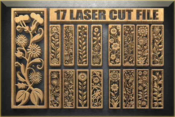 Download Elegant Floral Border Panel SVG - Premium Resources
