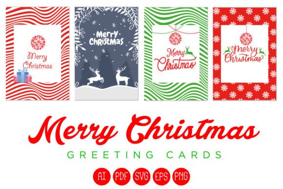 Download Merry Christmas Greeting Cards SVG Files - Greeting cards Collection